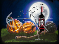 Godard Wine Art Godard Wine Art Drunken Pumpkins (GP)